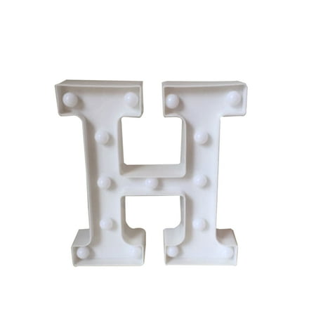 

Hi.FANCY Luminous 26 English Alphabet LED Letter Light Night Lamp Wedding Party Room Letter Decoration H