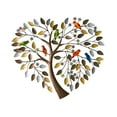 thumbnail image 2 of YOHAVEN Heart Shaped Metal Family Tree Wall Hanging Decorations Indoor Pendant For Living Room Bedroom Home Holiday Anniversary Party Gift Decor, 2 of 7