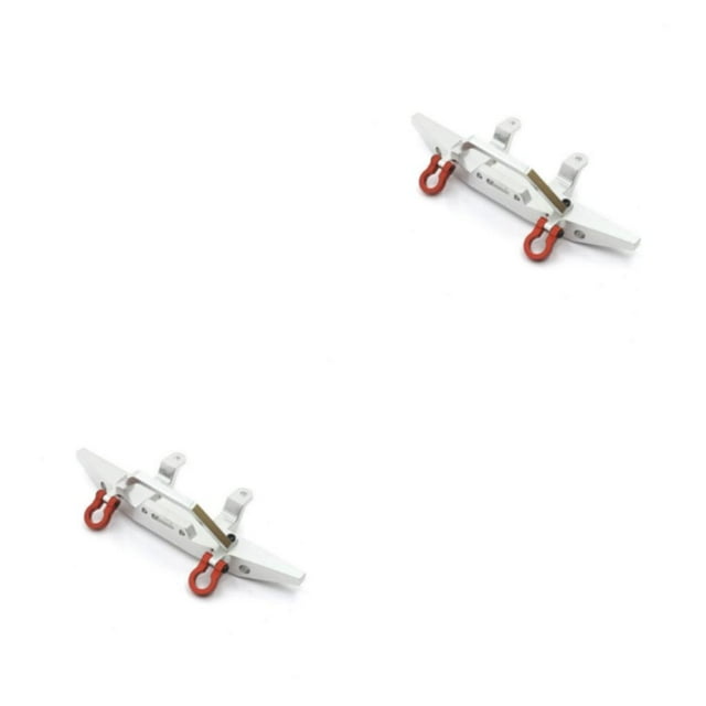 maskred Impact-Resistant And Easy-to-Install Front Bumper For Car Heavy Duty Easy silver 2Set