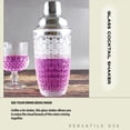 thumbnail image 2 of 2X Juego de Coctelera de Vidrio de 13 Oz - Coctelera de Vidrio para CóCteles, Cocteleras y Cocteleras Plateadas, 2 of 4