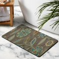 thumbnail image 5 of Charming Distressed Indoor Carpet 20x32 inches - Machine Washable Floral Bathroom and Kitchen Rug - Modern Dining Room Area Rug, 5 of 5