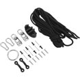thumbnail image 1 of ZOUSSIQI Marine Kayak Canoe Anchor Trolley Kit with Trolley Line Rope Zig Zag Cleat Pulley Block Rigging Ring Nylon Pad Eyes Snap Hooks and Mounting Hardware CA919-44100, 1 of 9
