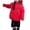 .Red, variant on Agkizg Kids Girls Down Puffer Jacket Hooded Thick Warm Winter Coat for Big Windproof Lightweight Outdoor Outerwear