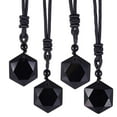 thumbnail image 4 of Necklaces Pendants for Women Womens Black Star Love Crystal Jewelry With Adjustable Rope NeckGifts Valentine's Day Gifts Clearance, 4 of 7