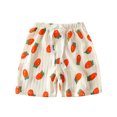 thumbnail image 2 of piuwrlz Short Pants Kid Toddler Girls Shorts Printed Single Piece Short Trousers Beige Size 1-2 Years, 2 of 3