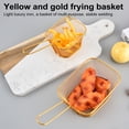 thumbnail image 3 of Panier à Frire en Acier Inoxydable Passoire pour Frites Mini Panier à Chips Outil de Cuisson Passoire Alimentaire Poignée Antidérapante Facile à Nettoyer Gadgets de Cuisine Résistants à la Rouille, 3 of 7