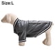 thumbnail image 2 of Apuakthei Abrigo de cuero para perros Ropa para mascotas Chaqueta de cuero coa de felpa, 2 of 5