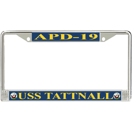 USS Tattnall APD-19 License Plate Frame
