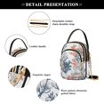thumbnail image 4 of FORMRS Crossbody Bag for Women Quilted Travel Shoulder Cell Phone Purse with Chain Strap Handbag, White Sea Plants, 4 of 7