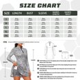 thumbnail image 7 of Aplkyhs Silver Glitter Women Long Sleeve 1/4 Zip Tennis Dress with Shorts and Pockets Lightweight Athletic Golf Dresses Moisture Wicking Built-in Shorts Workout Golf Suit Set, 7 of 7