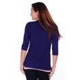 thumbnail image 3 of Simply Ravishing Women's Basic 3/4 Sleeve Hip Length Open Drape Cardigan, Medium, Sage, 3 of 4
