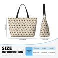 thumbnail image 4 of Fotbe Pug Dog Face Bolsa de Viaje para Playa - Resistente al Agua, Bolsa Tote de Gran Capacidad y Ligera con 7 Bolsillos para Mujeres y Hombres, 4 of 7
