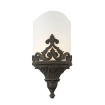 N2491-1-26-Minka Metropolitan-1 Light Wall Sconce-16.75 Inches Tall and 8 Inches Wide