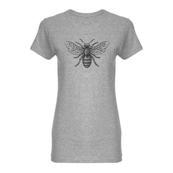 The Sketch Of A Honey Bee T-Shirt Women -Image by Shutterstock, Female x-Large