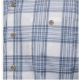 thumbnail image 3 of Ridgecut Men's Short Sleeve Plaid Shirt, Blue/White Plaid, (Medium), 3 of 5