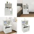thumbnail image 4 of 2 Drawers Bedroom Bedside Cabinet Furniture Nightstand Side Table Bedside Table, 4 of 24