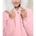 thumbnail image 5 of Winter Coats for Women Warm Fleece Long Back Jacket Thicken Parka with Hood Pink M, 5 of 7