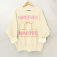 thumbnail image 3 of Married With A Martini Christmas Sweatshirts for Women 2025 Long Sleeve Crewneck Sweatshirt for Matini Lovers Pullover Tops, 3 of 4