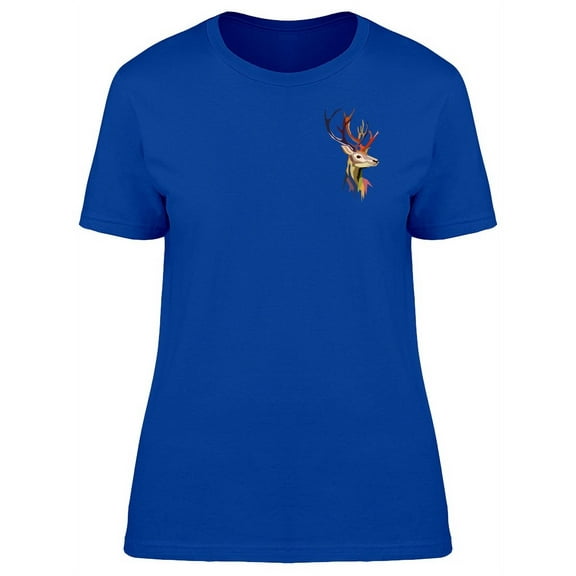 Upperside Low Poly Deer T-Shirt Women -Image by Shutterstock, Female Medium