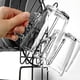thumbnail image 5 of Compact Two-Tier Black Dish Rack with Drainboard, kitchen organization and storage., 5 of 5