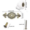 thumbnail image 2 of 4 Pack Vintage Ceramic Door Knobs, 2 of 5