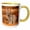 Yellow/White, variant on 3drose, Tanzania, Ngorongoro Conservation, Civet Wildlife-af45 Rbe0377 - Ralph H. Bendjebar, 11oz Two-tone Black Mug