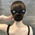 thumbnail image 3 of Hair Bun Maker Cute Bowknot Hair Bun Maker Accessories Clip Bun Maker for Long Hair Hair Hair Bun Accessories For Women Cute French Twist Easy Bun Hair Bun Maker For Women For Girls (2pcs), 3 of 7