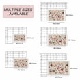thumbnail image 6 of Watercolor Flowers Outdoor Rug 3x5 Ft, Non Slip Washable Area Rug, Rustic Spring Floral Botanical Beige Patio Rugs Carpet Runner, Large Floor Mat for Indoor/Outdoor Deck Porch Camping, 6 of 8