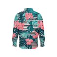 thumbnail image 7 of Men's Hawaiian Shirt Long Sleeve Button Down Casual Tropical Aloha Summer Vacation Beach Shirts Stylish with Pocket, 7 of 7