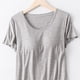 thumbnail image 5 of Camisón largo con tirantes para mujer, pijama de talla grande, vestido de casa para mujer, vestido de pijama corto con almohadilla para el pecho, estilo fino, camiseta sin mangas integrada, camisón de, 5 of 5