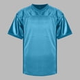 thumbnail image 2 of Gunia Tshirt For Men Football Mesh Practice Athletic T Shirt Solid Color V Neck Short Sleeve Sports Tops T Shirts Blue M, 2 of 4