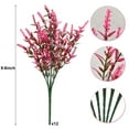 thumbnail image 7 of Coolmade 12 Bundles Artificial with 7 Flexible Stems 14" Boston Fern Greenery Outdoor UV Resistant No Fade Plants,Pink, 7 of 7