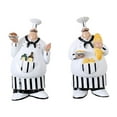 thumbnail image 4 of 2x Wall Mounted Italian Chef Figurines Rustic Modern Collectible Plaque Hanging Cook Statue for Kitchen Wall Farmhouse Decor Gift, 4 of 7