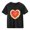 Black, variant on Kids Summer T-Shirt Girls Cute Watermelon Heart Print Short Sleeve Tee 100% Cotton Casual Top Blue,Size 4 T