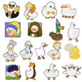 thumbnail image 2 of Bonito broche esmaltado de pato, pistola, perro caliente, Bandana, pato, conejo, estetoscopio, tres cabezas, pato, divertido, insignia de Metal, disfraz, Pin de solapa, joyería Dengxun unisex, 2 of 2