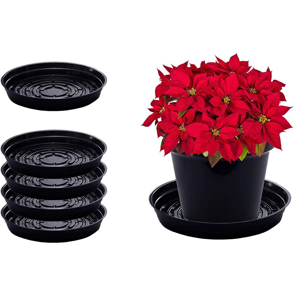 Curtis Wagner Plastics Plant Tray Drip Pan Saucers (5Pack
