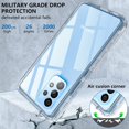 thumbnail image 3 of HSHDLDF Samsung A53 5G Case, Samsung A53 Case, Full Body Heavy Duty Bumper Case with Built-in Screen Protector Shockproof Dustproof Protective Phone Cover for Samsung Galaxy A53 5G Case (Clear), 3 of 7