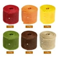 thumbnail image 3 of Uxcell Burlap Wired Ribbons, 2.4inch x 5yards Natural Burlap Weave Ribbon for Home Decor Wreath, Multicolor,6pcs, 3 of 6