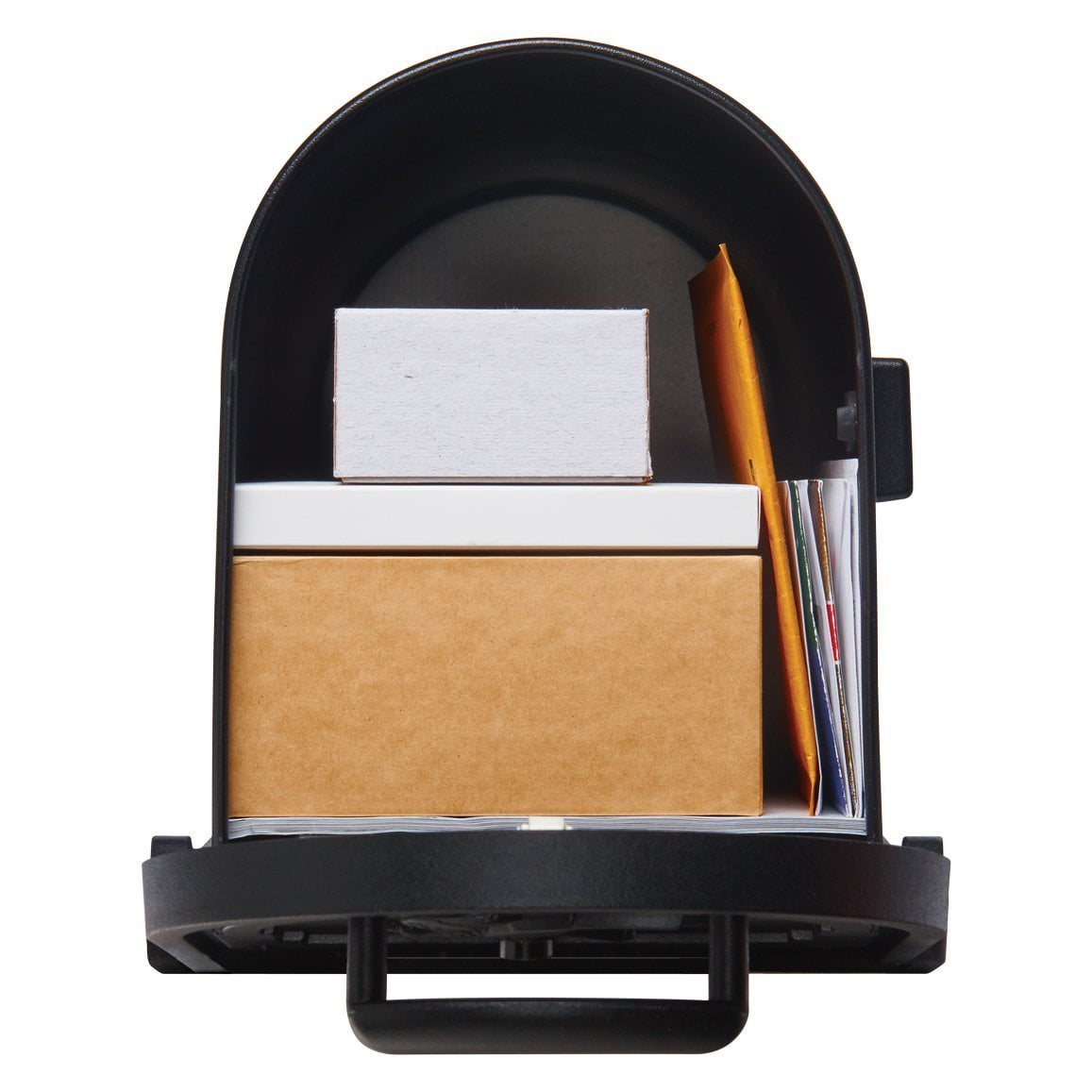 Gibraltar Mailboxes Large Steel Post-Mounted, Rust Resistant