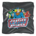 thumbnail image 1 of Justice League 8-Bit League Bandana (21 in x 21 in), 1 of 4