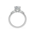 thumbnail image 2 of Diamond-Capitals 2.30 Ct Excellent Princess Cut Natural Diamond (F-G/VS1) Solitiare Wedding Ring for Women Solid 950 Platinum Size 3, 2 of 8