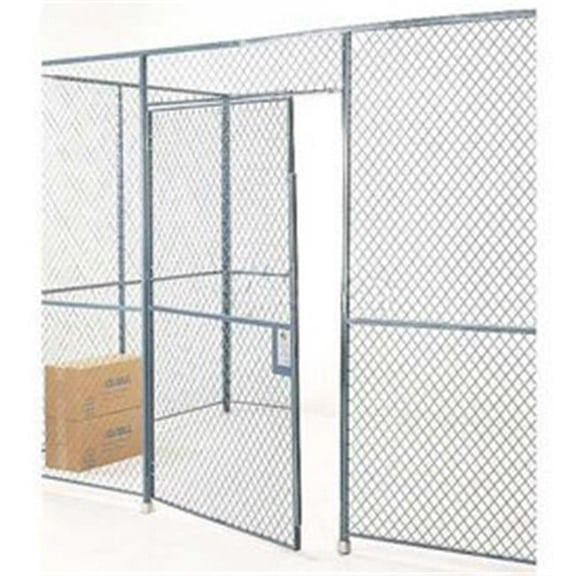 Wire Mesh Hinged Door - Gray - 10 x 4 in.