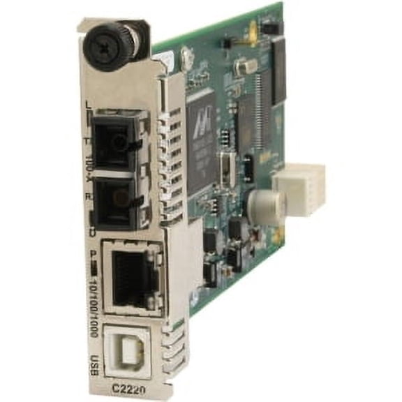 Transition Networks C3210-1014 Gigabit Ethernet Media Converter (c3210-1014-na)