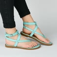 thumbnail image 7 of Journee Collection Womens Tangie Tru Comfort Foam Multi Strap Flat Sandals, 7 of 7