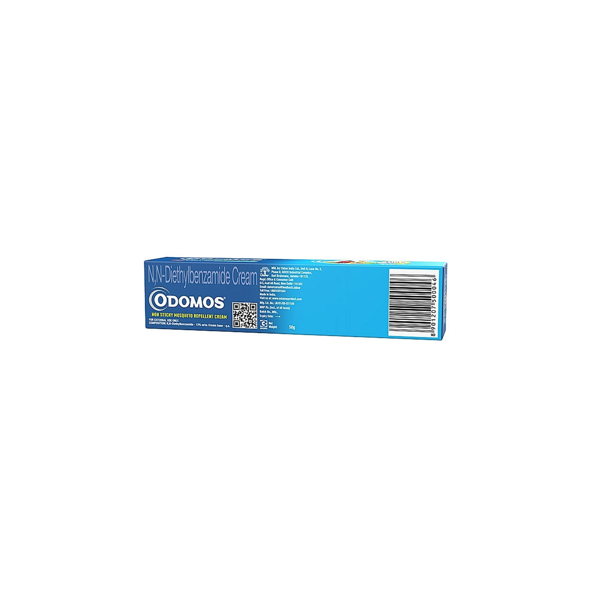 Dabur Odomos Naturals Non Sticky Mosquito Repellent Cream 50g