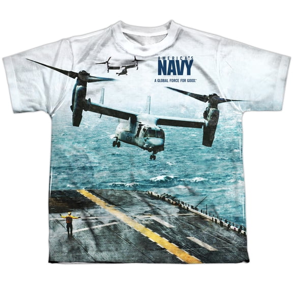 Navy - Osprey - Youth Short Sleeve Shirt - X-Large