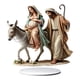 thumbnail image 1 of Adorno acrílico plano 2D, estatua de de Jesús con soporte de Base, decoración del hogar, escultura decorativa de Belén para interior, 1 of 8