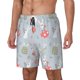 thumbnail image 1 of Balery Bunny cartoon with easter Bañador para hombre, shorts de playa de secado rápido con entrepierna y forro de compresión-Large, 1 of 6
