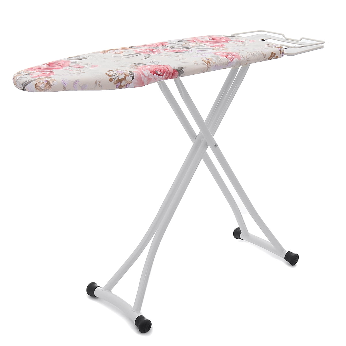 High Quality Ironing Board With Iron Rest Compact Opensize 4-Leg Tabletop Blue 