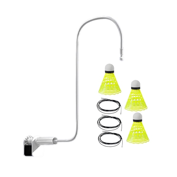 3 Pieces Badminton Trainer Shuttlecock Training Aid with Metal Material for Home Indoor Fitness Beginners